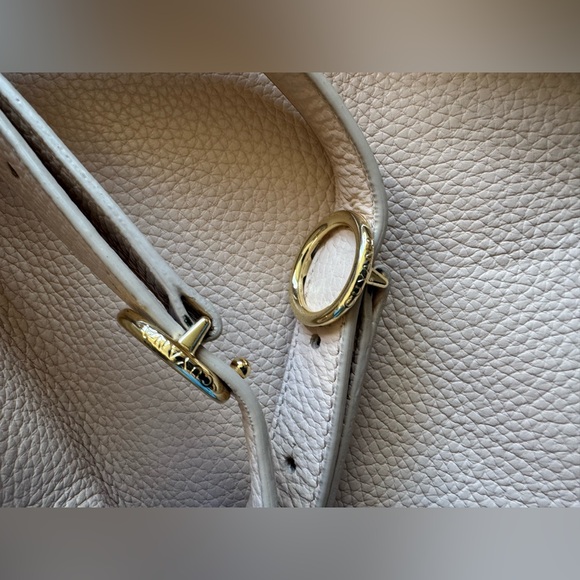 CUYANA Pebbled Leather Backpack in Blush main image 11